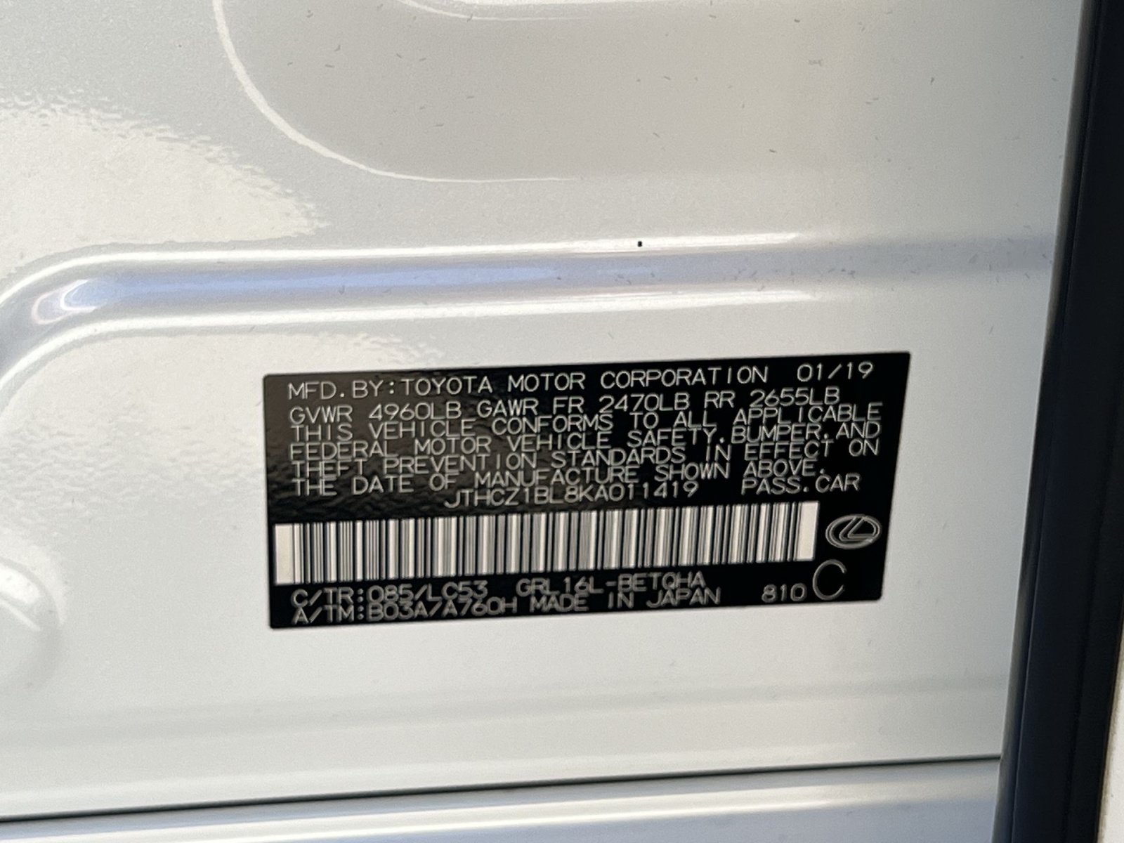 Used 2019 Lexus GS 350 AWD w/ Premium Package image 35