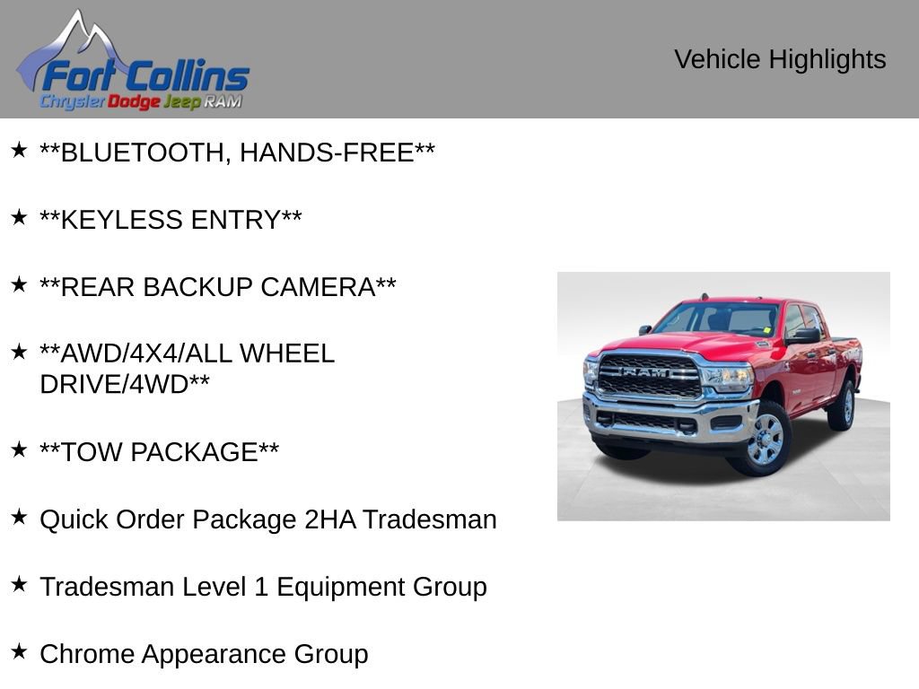Used 2019 RAM 2500 Tradesman w/ Chrome Appearance Group AWD/4WD image 4