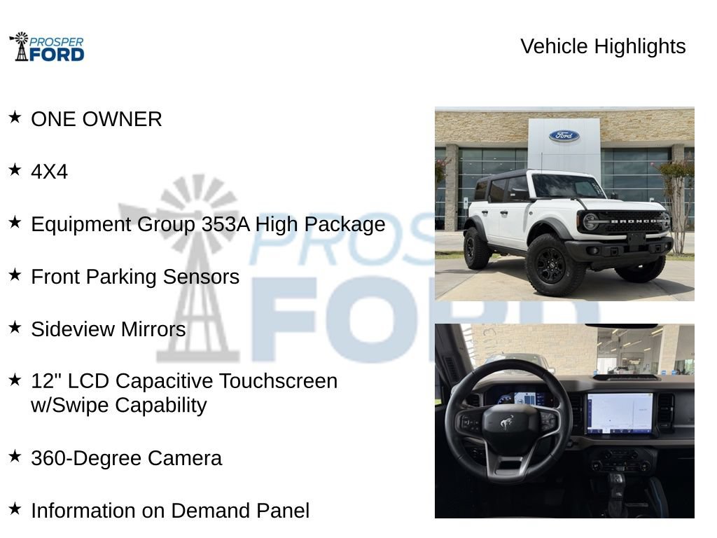 Used 2023 Ford Bronco Wildtrak AWD/4WD image 5