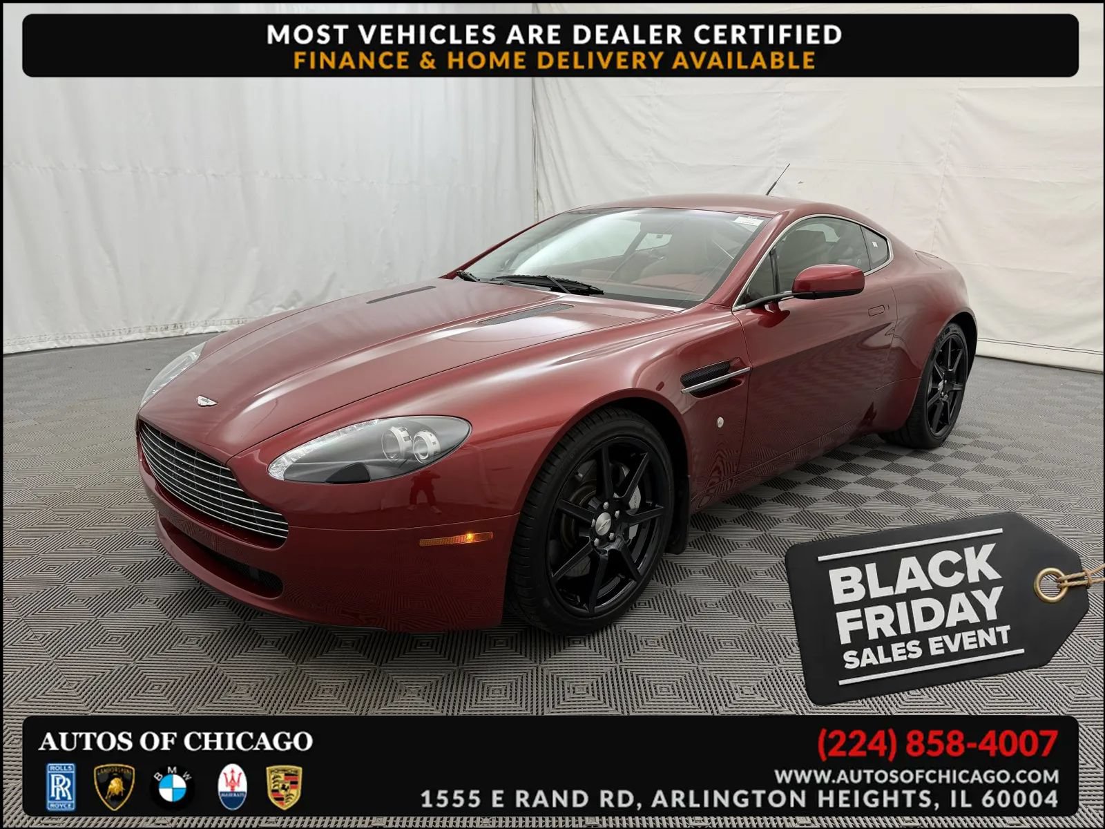 Used 2007 Aston Martin V8 Vantage Coupe