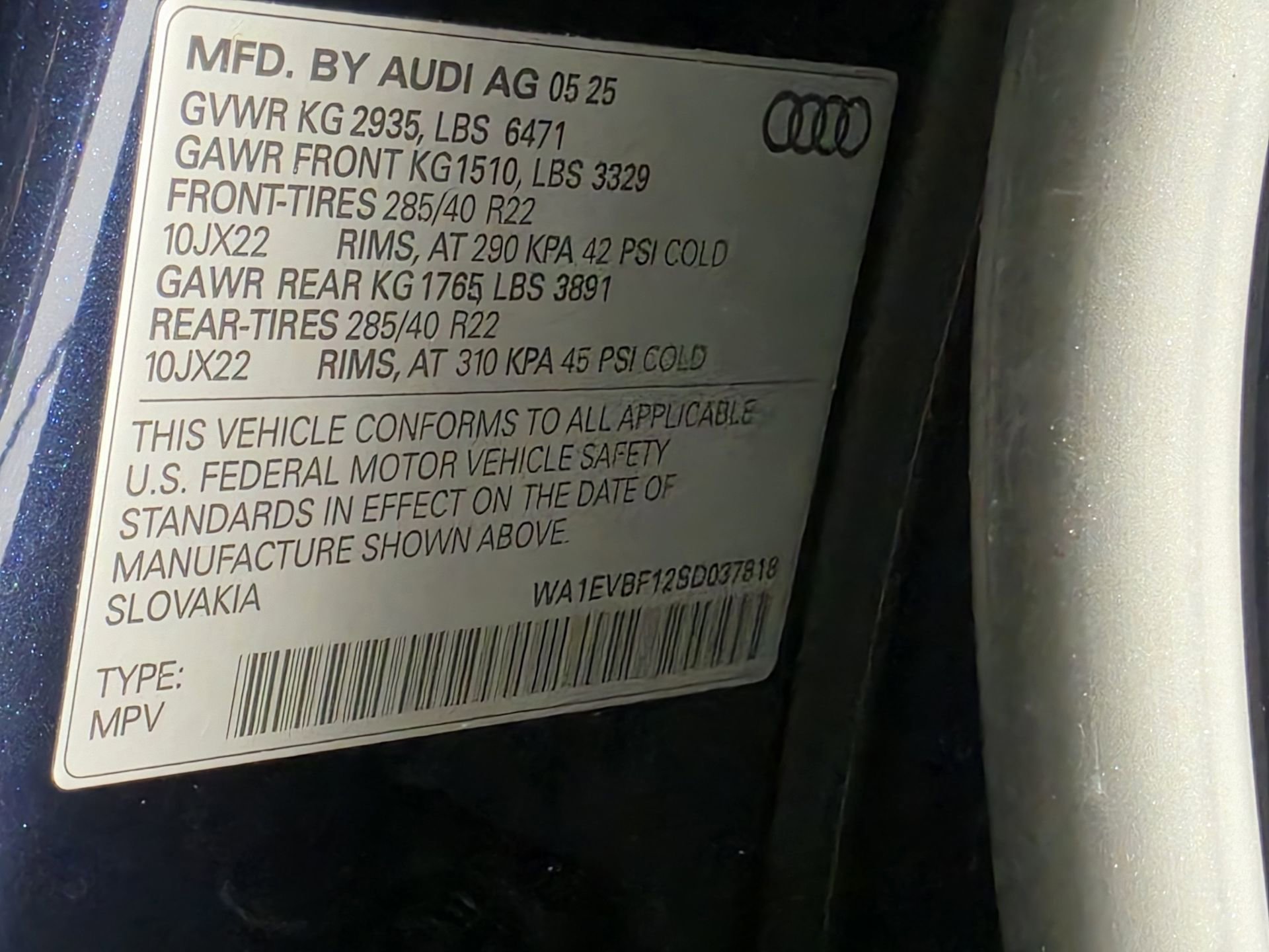 Used 2025 Audi Q8 Premium Plus w/ Premium Plus Package AWD/4WD image 52