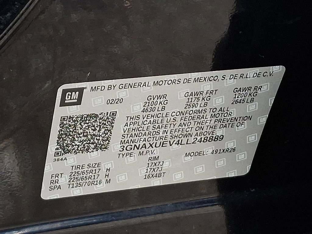 Used 2020 Chevrolet Equinox LT AWD/4WD image 28