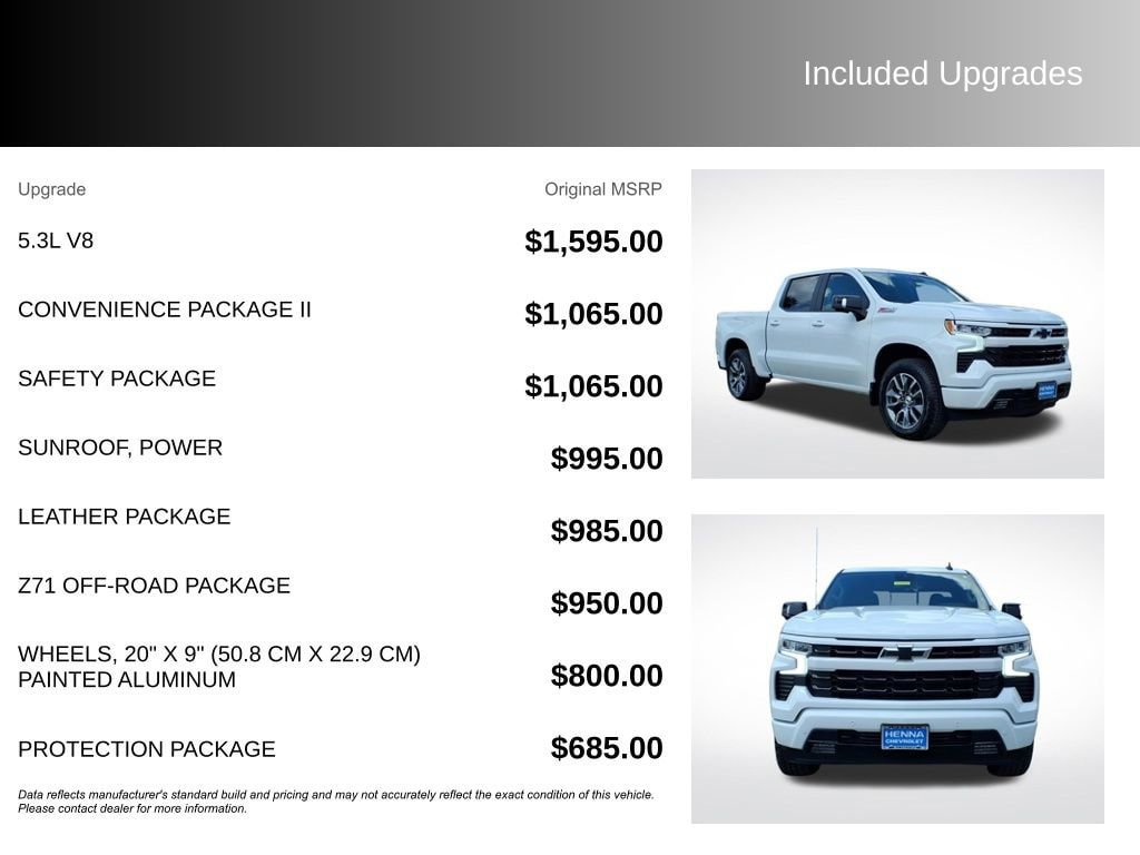 New 2026 Chevrolet Silverado 1500 RST w/ Safety Package AWD/4WD image 3