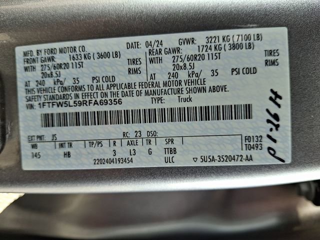 Used 2024 Ford F150 Lariat w/ FX4 Off-Road Package image 26