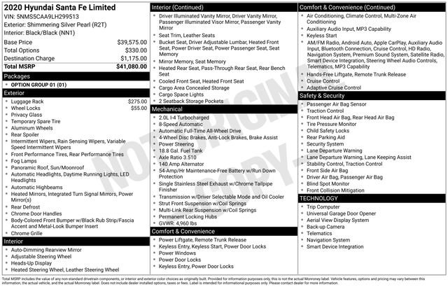 Used 2020 Hyundai Santa Fe Limited image 38