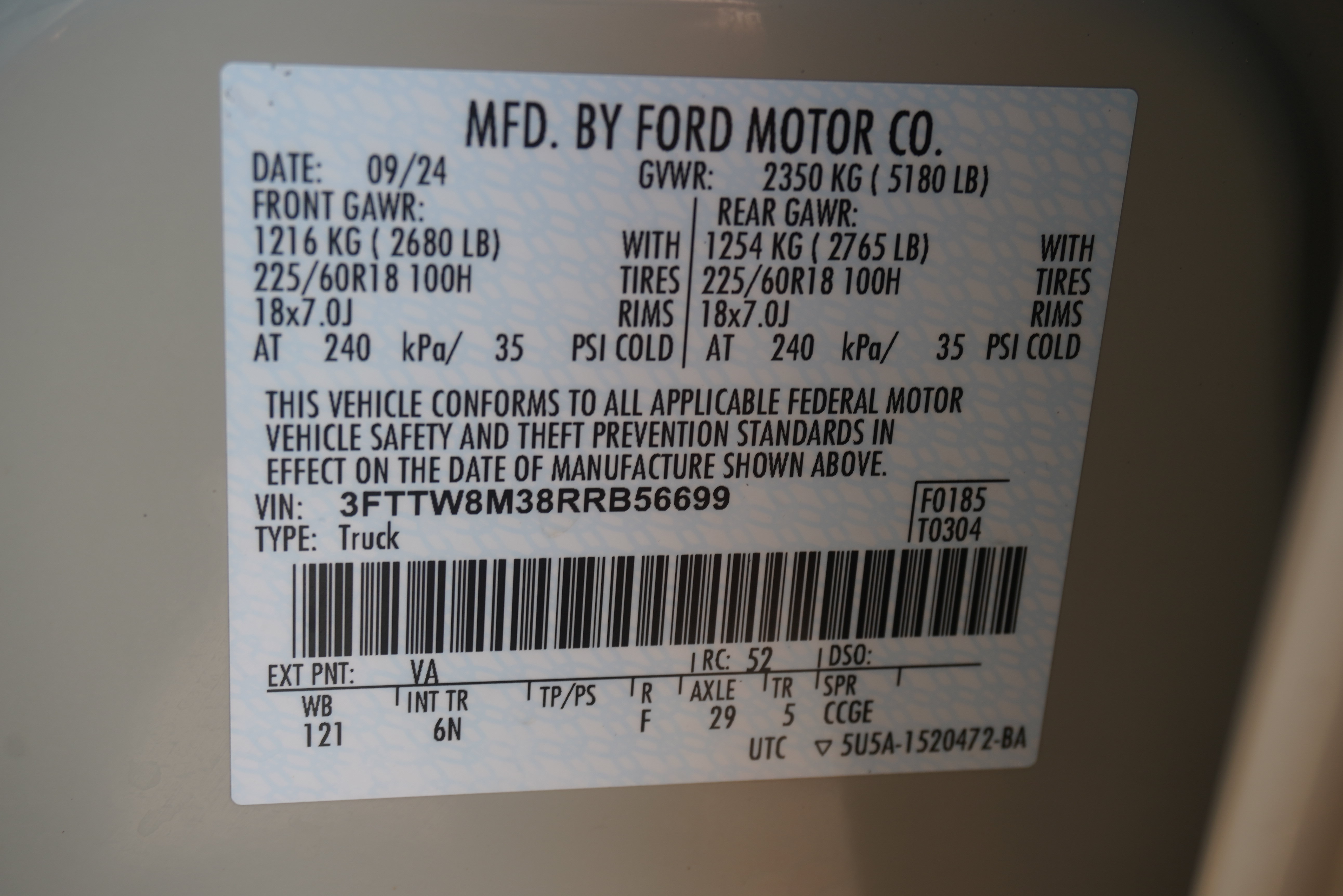Used 2024 Ford Maverick Lariat FWD image 33