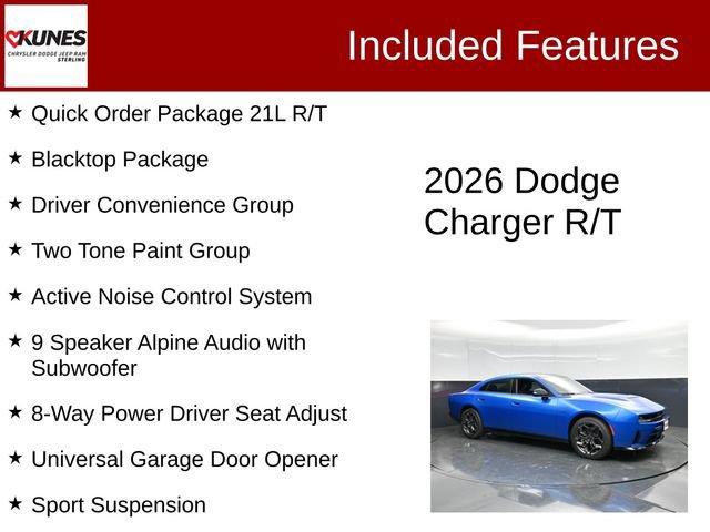 New 2026 Dodge Charger R/T w/ Driver Convenience Group AWD/4WD image 4