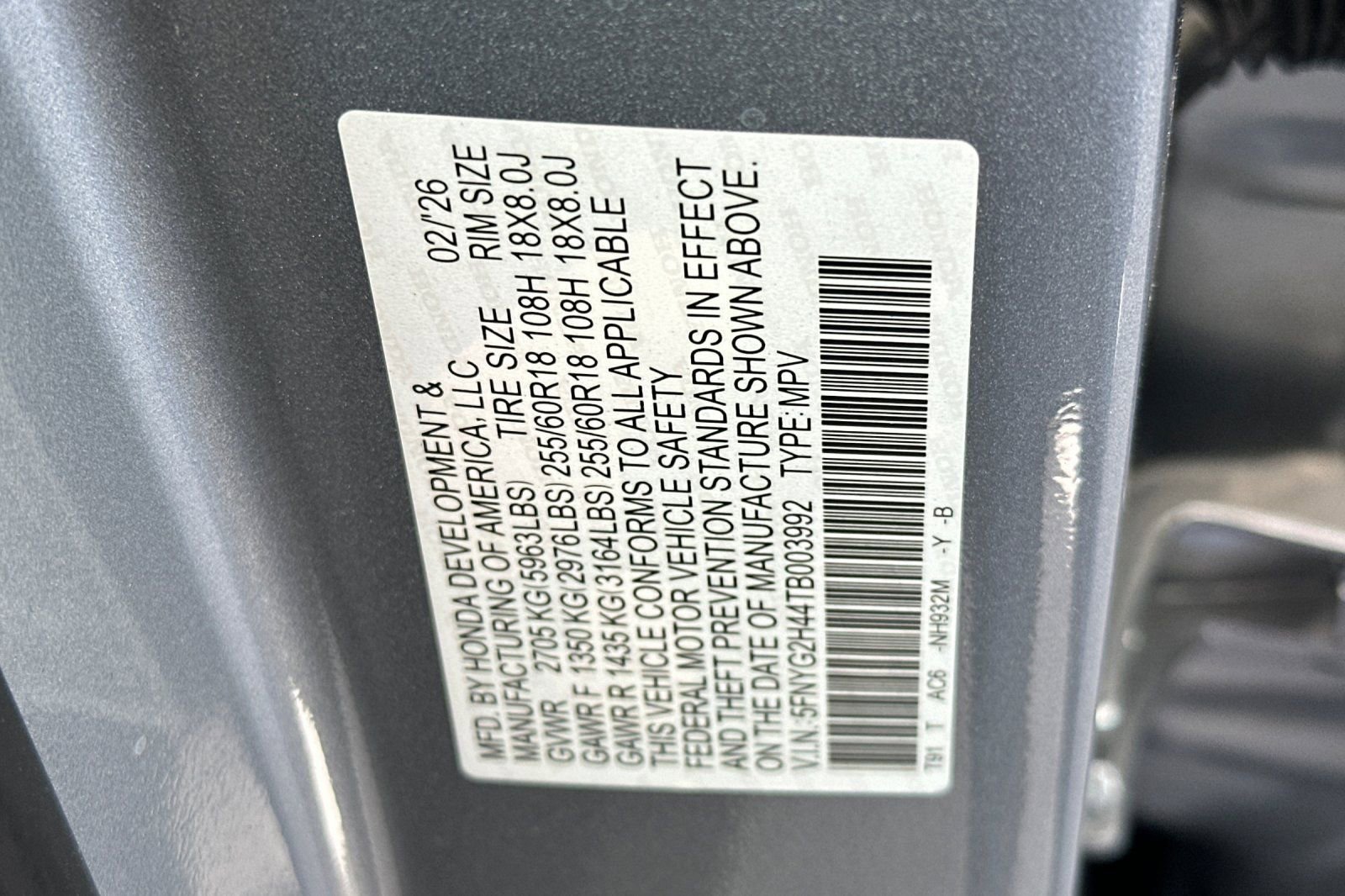 New 2026 Honda Pilot EX-L image 35