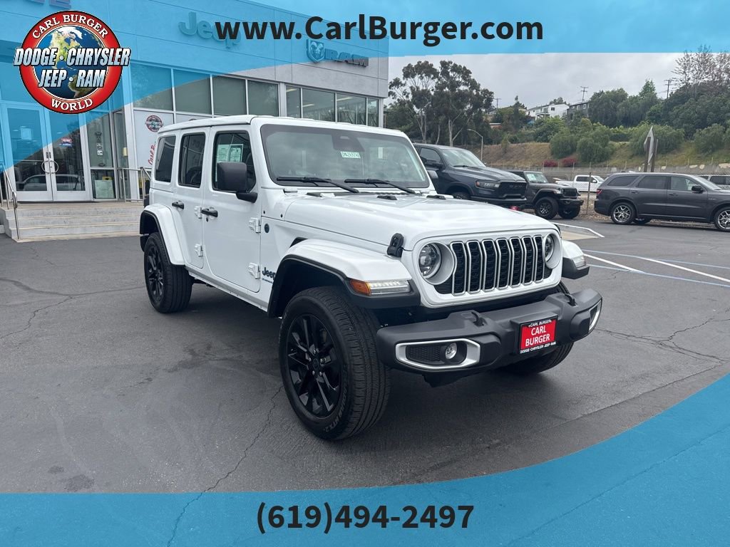 Certified 2025 Jeep Wrangler Unlimited Sahara w/ Safety Group AWD/4WD image 1