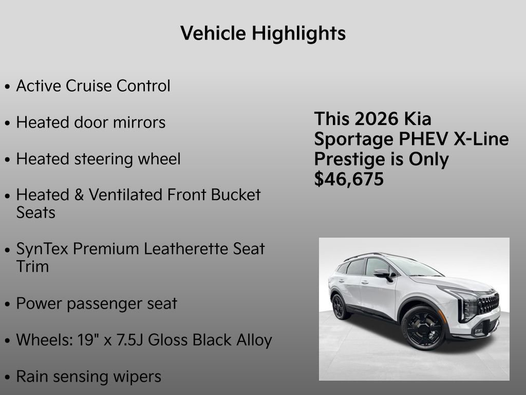 New 2026 Kia Sportage X-Line Prestige image 10