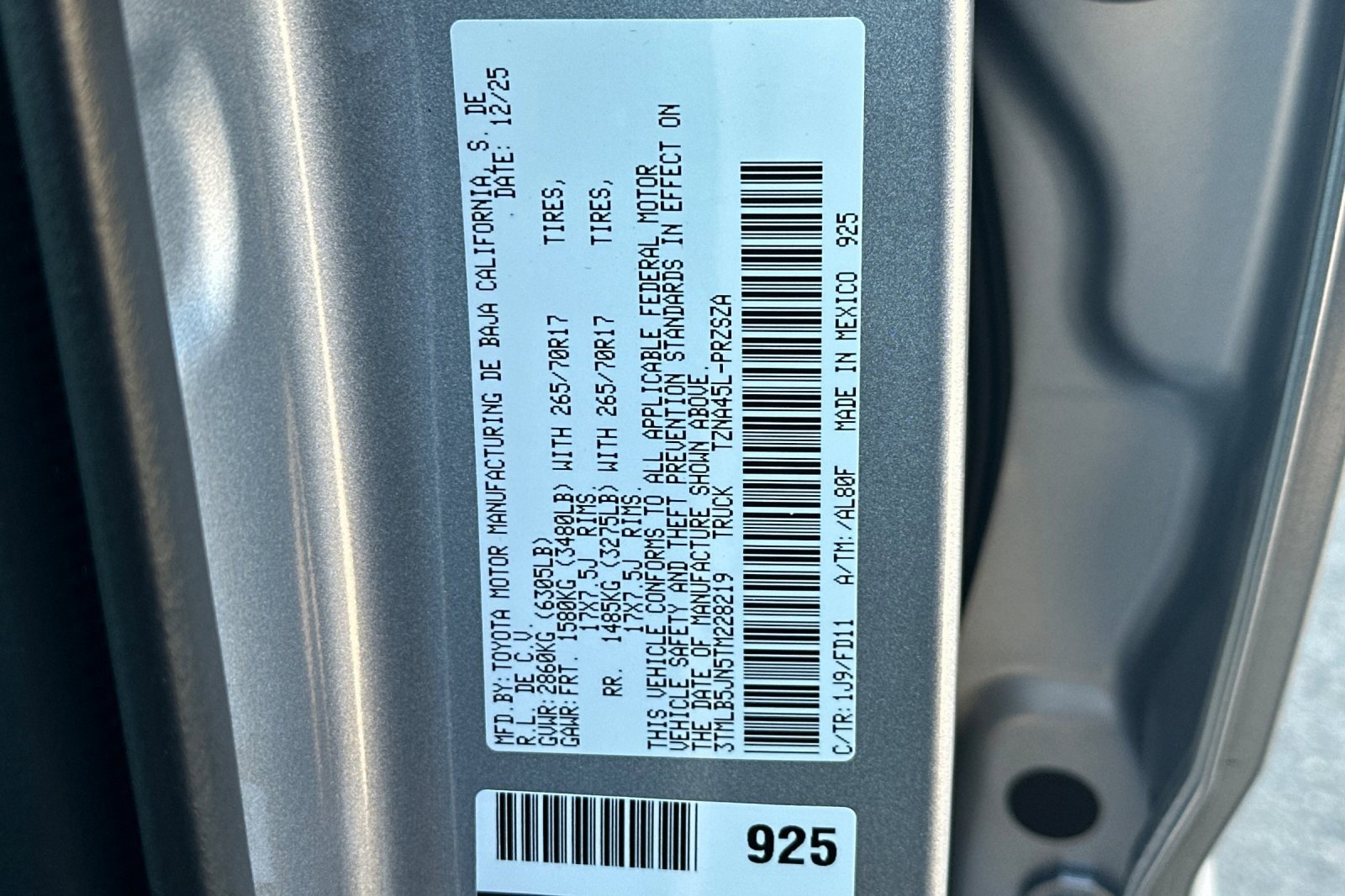 New 2026 Toyota Tacoma TRD Off-Road image 34