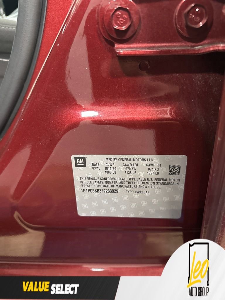 Used 2015 Chevrolet Cruze LT image 15