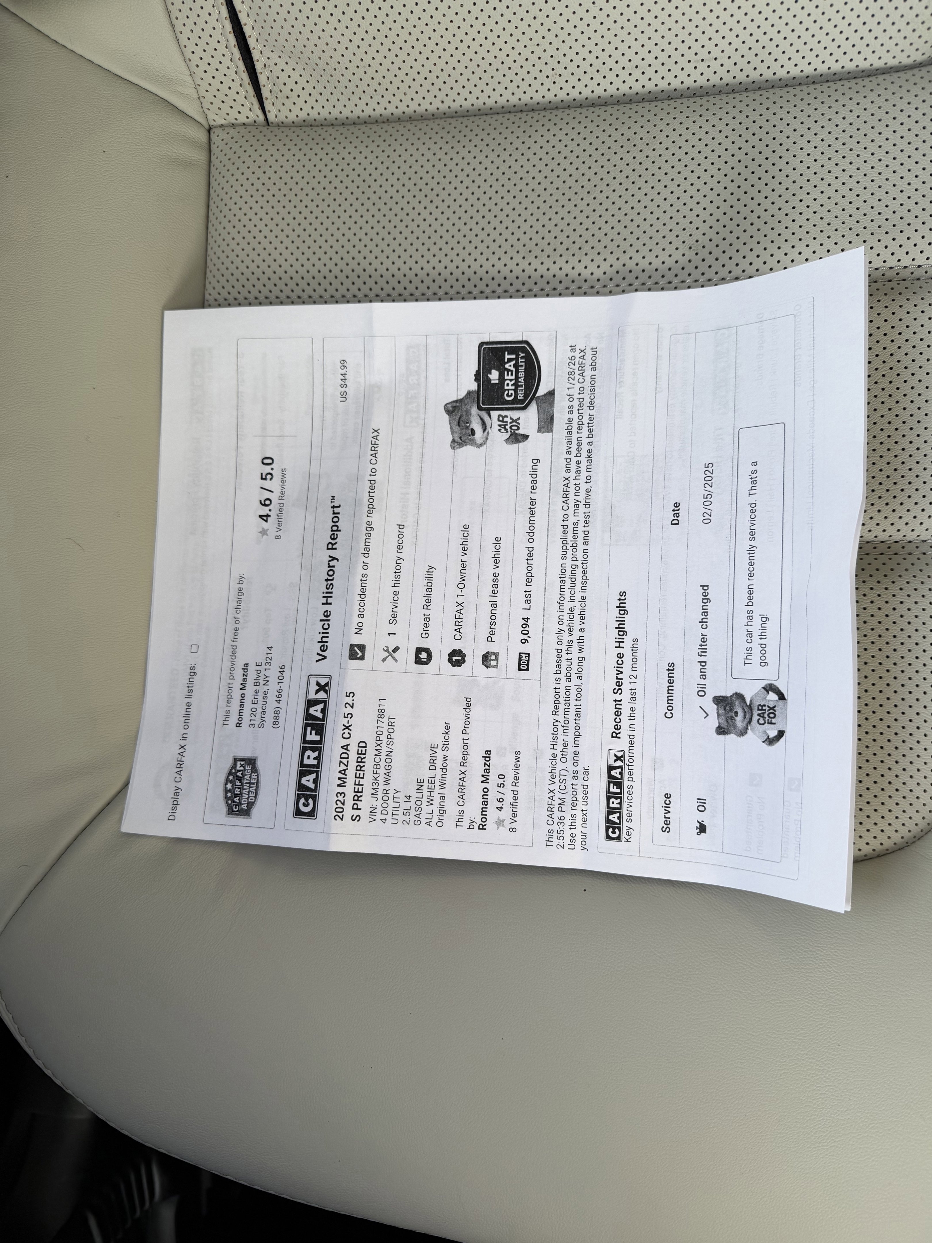 Certified 2023 MAZDA CX-5 AWD 2.5 S w/ Preferred Package image 27