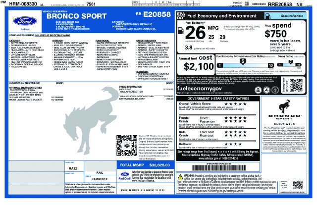 Used 2024 Ford Bronco Sport Big Bend AWD/4WD image 30