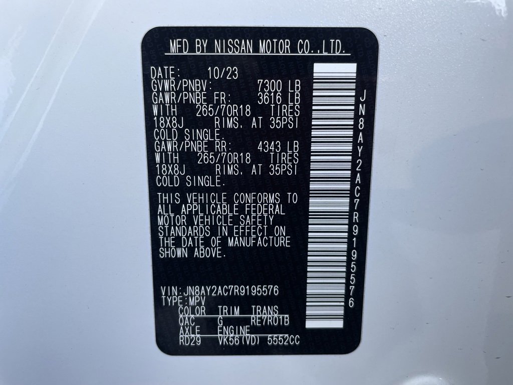 Certified 2024 Nissan Armada SV image 25