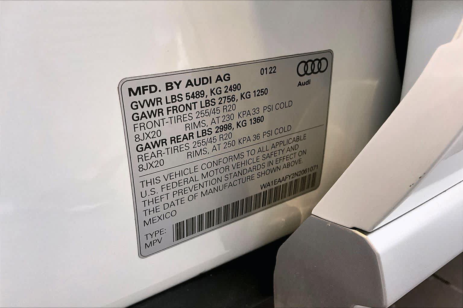 Used 2022 Audi Q5 2.0T Premium Plus w/ Premium Plus Package AWD/4WD image 34