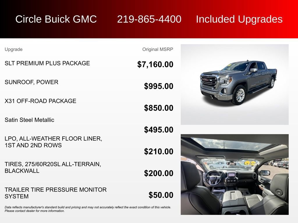 Used 2020 GMC Sierra 1500 SLT w/ SLT Premium Plus Package image 3