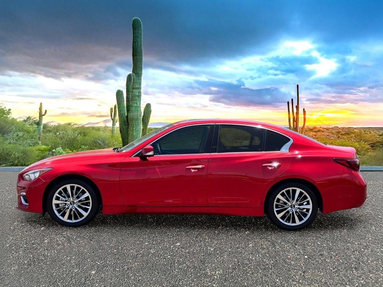 Used 2023 INFINITI Q50 Luxe RWD image 3