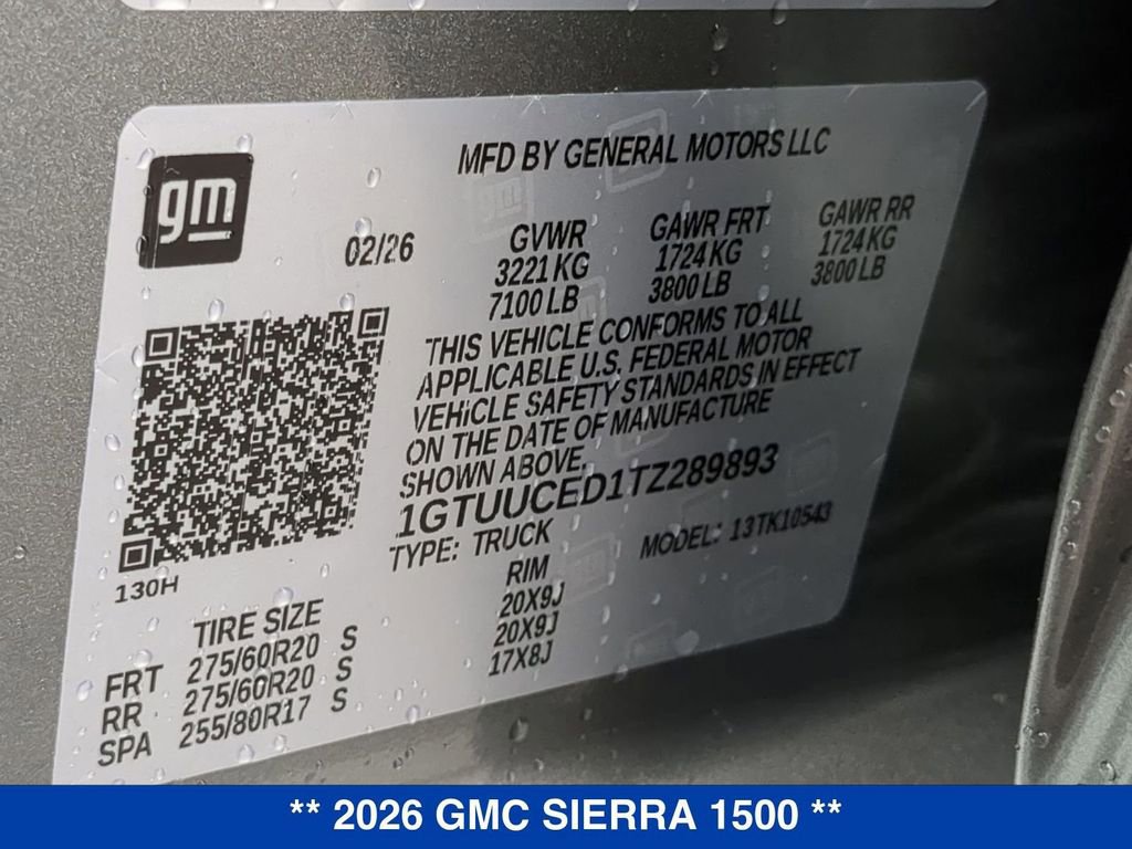 New 2026 GMC Sierra 1500 Elevation w/ Elevation Premium Package AWD/4WD image 39