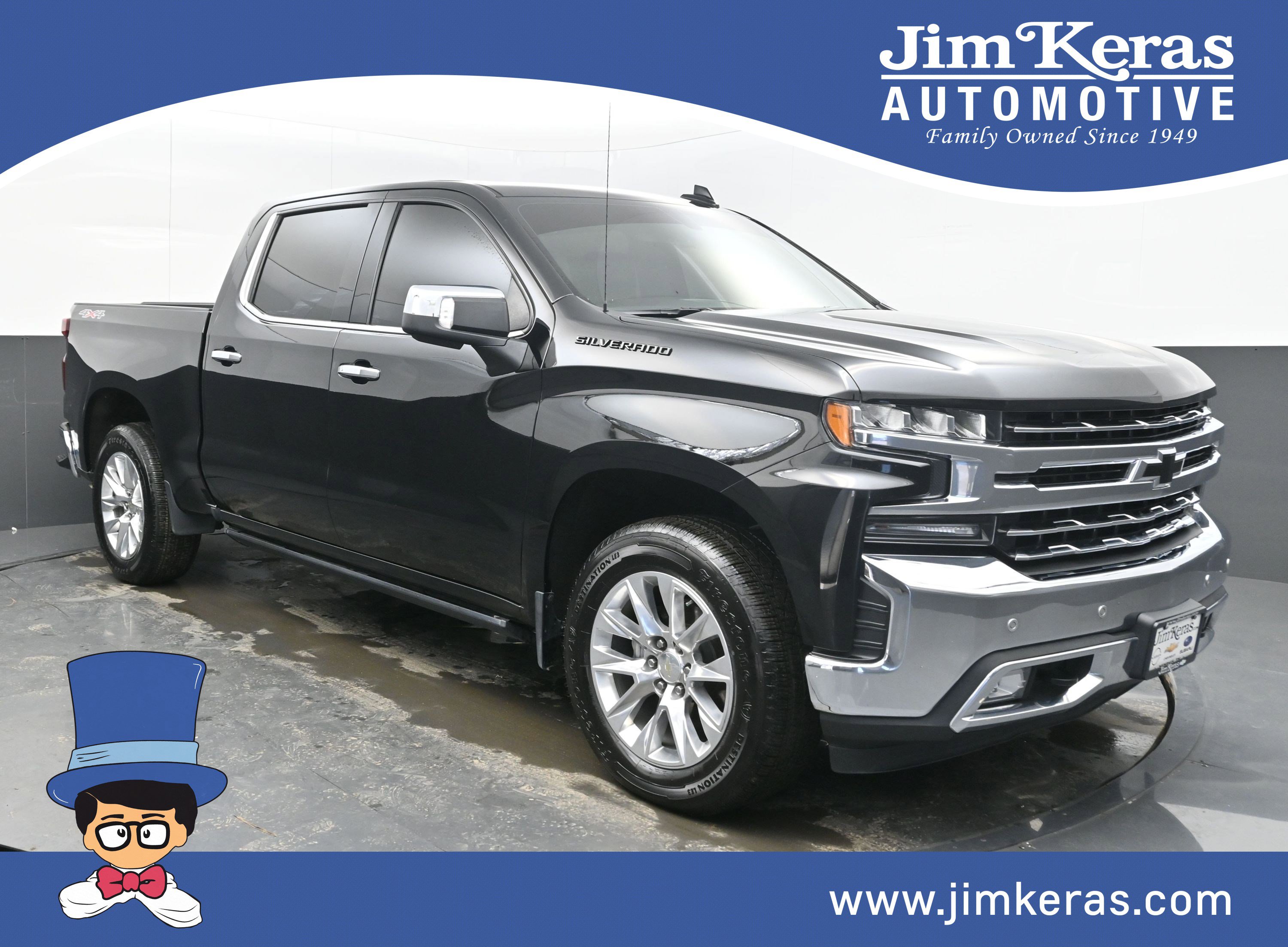 Used 2021 Chevrolet Silverado 1500 LTZ w/ LPO, Dark Essentials Package