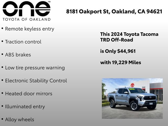 Used 2024 Toyota Tacoma TRD Off-Road w/ TRD Off Road Premium Package AWD/4WD image 5