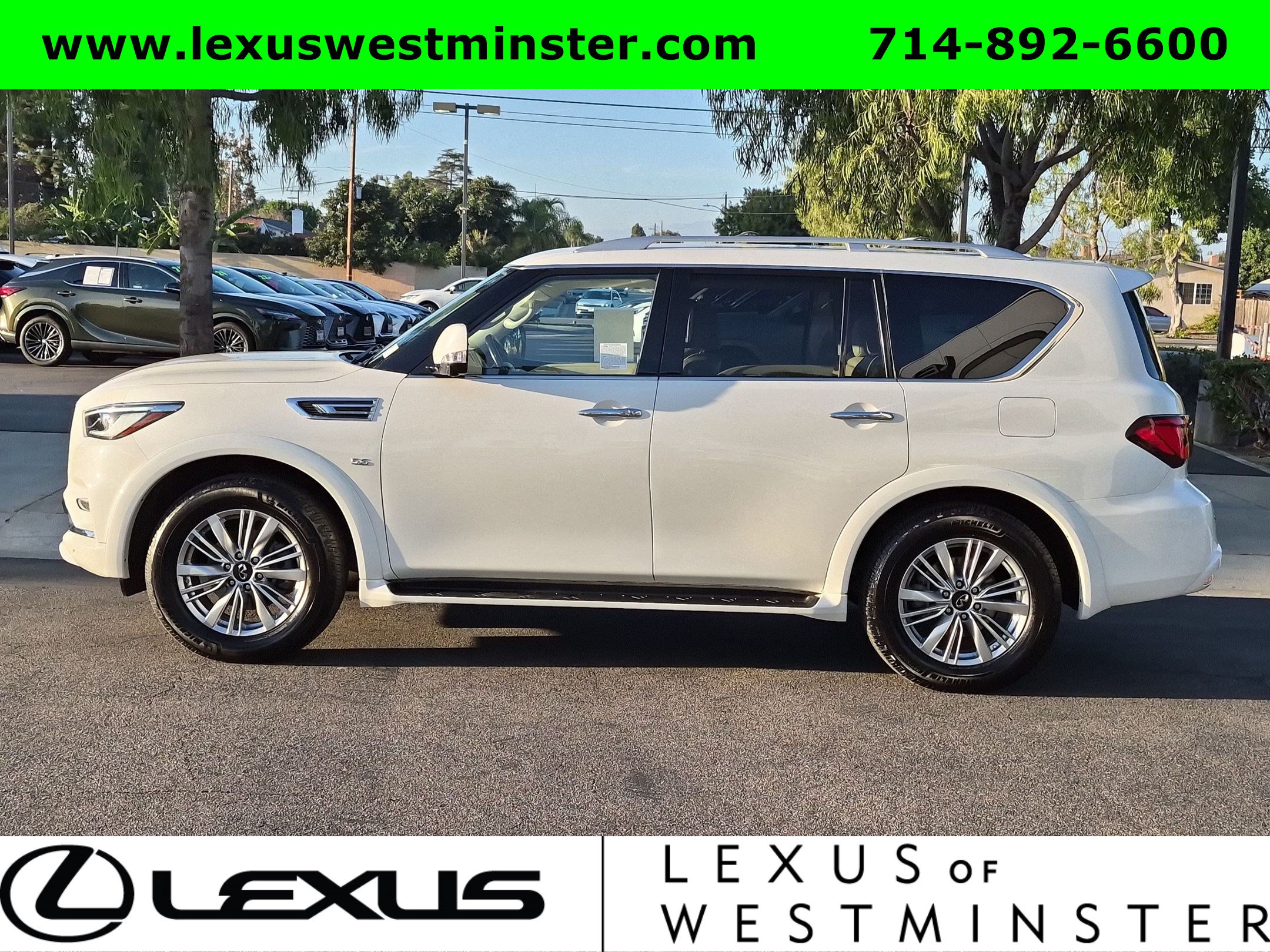 Used 2020 INFINITI QX80 Luxe w/ Proassist Package AWD/4WD image 12