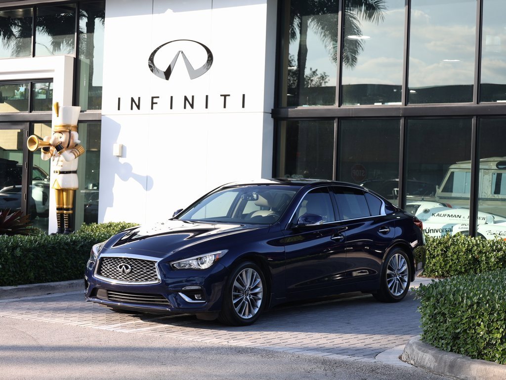 Used 2022 INFINITI Q50 Luxe w/ Cargo Package