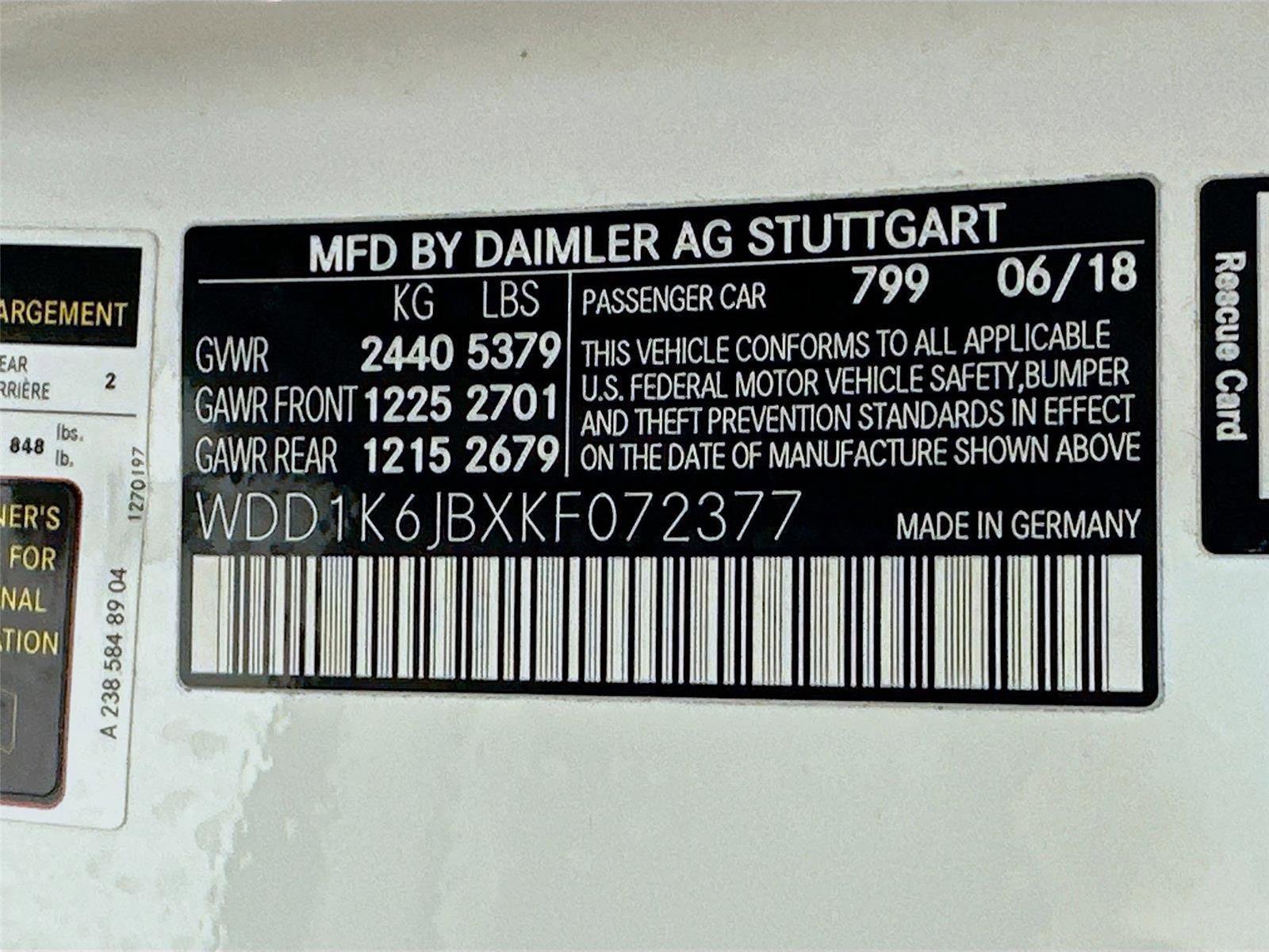 Certified 2019 Mercedes-Benz E 450 4MATIC Cabriolet image 6