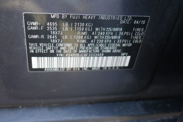 Used 2015 Subaru Outback 2.5i Limited w/ Popular Package #4 AWD/4WD image 26