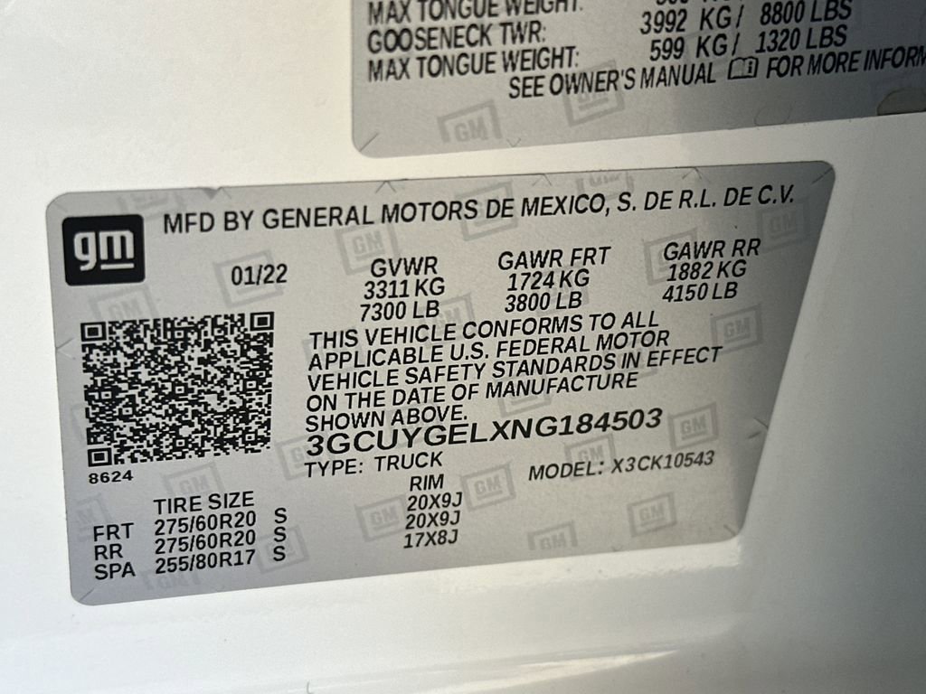 Certified 2022 Chevrolet Silverado 1500 LTZ w/ Safety Package II image 43