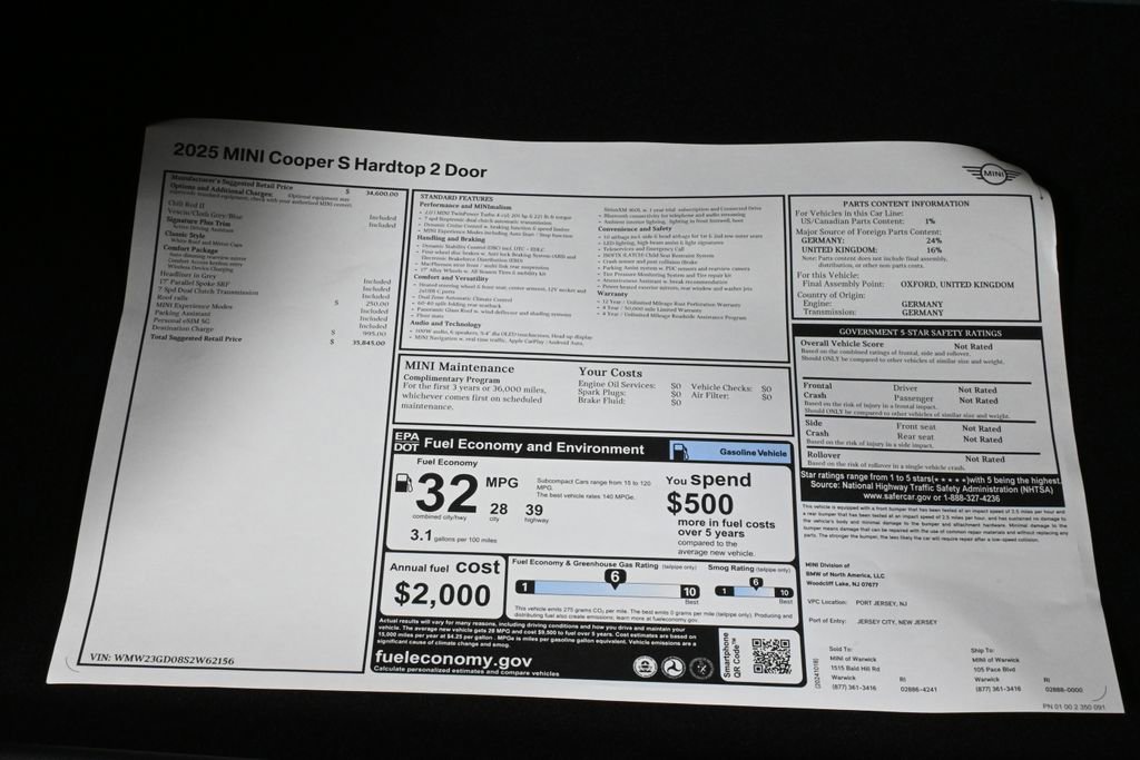 Used 2025 MINI Cooper S image 35
