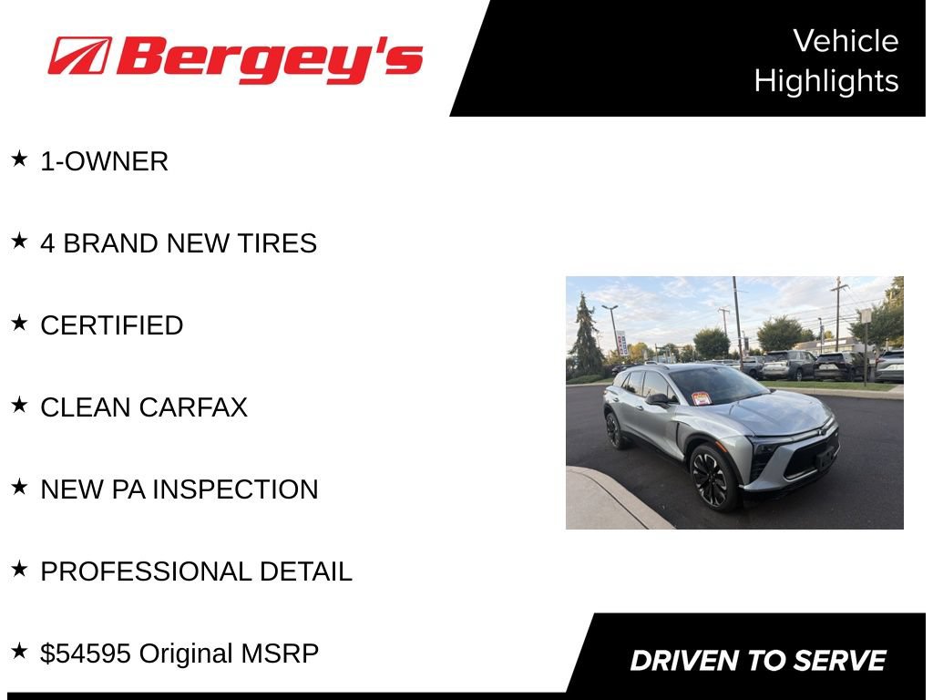 Certified 2024 Chevrolet Blazer EV RS AWD/4WD image 4
