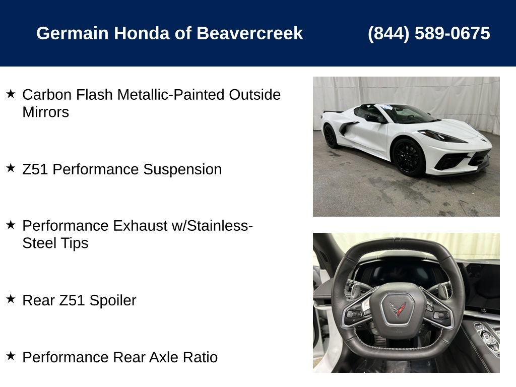 Used 2024 Chevrolet Corvette Stingray Coupe w/ Z51 Performance Package image 10