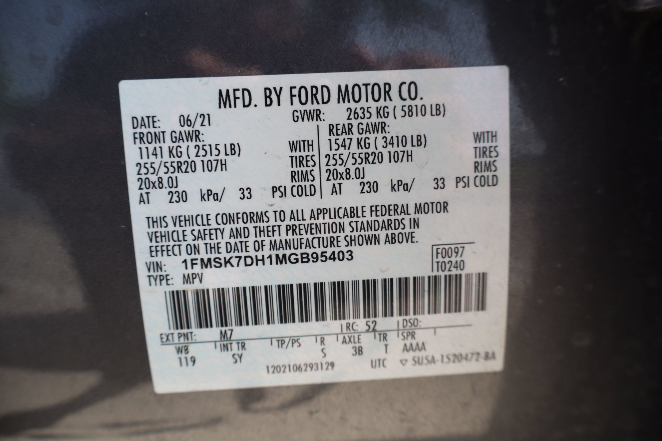 Certified 2021 Ford Explorer XLT w/ Equipment Group 202A RWD image 31
