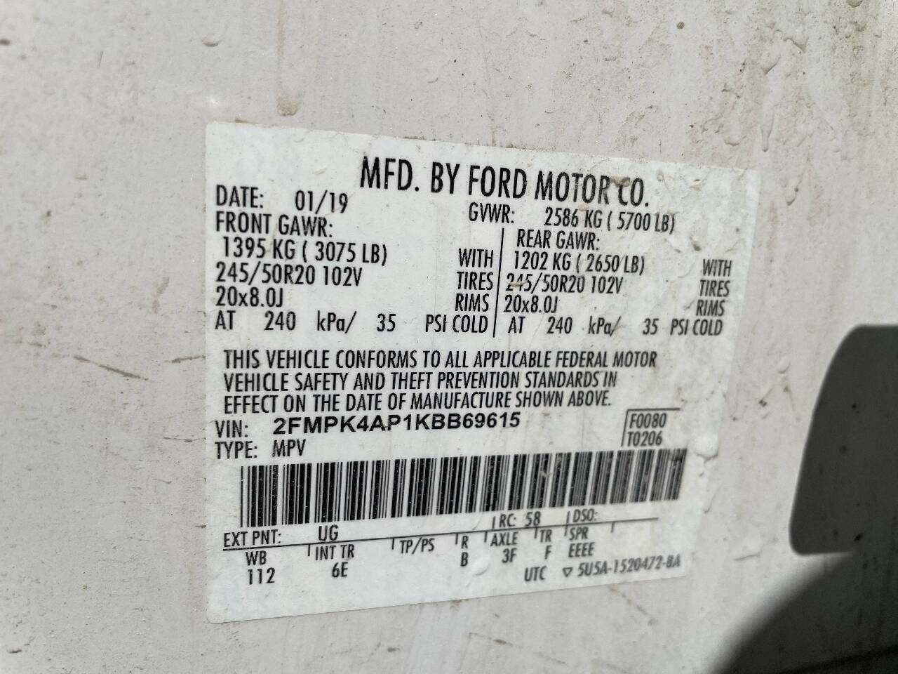 Used 2019 Ford Edge ST w/ Cold Weather Package AWD/4WD image 33