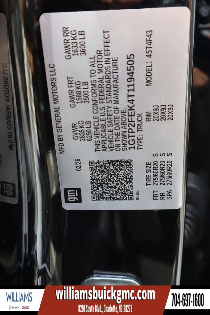 New 2026 GMC Canyon Denali w/ LPO, Denali Black Edition AWD/4WD image 27