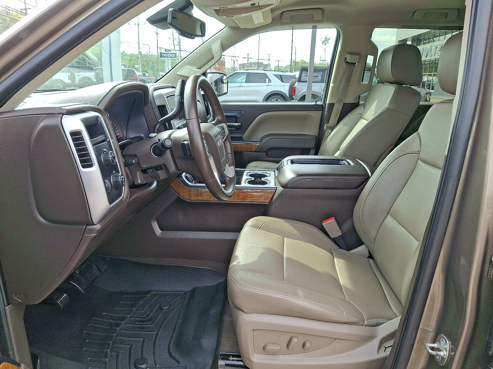 Used 2015 GMC Sierra 1500 SLT w/ SLT Crew Cab Value Package AWD/4WD image 14