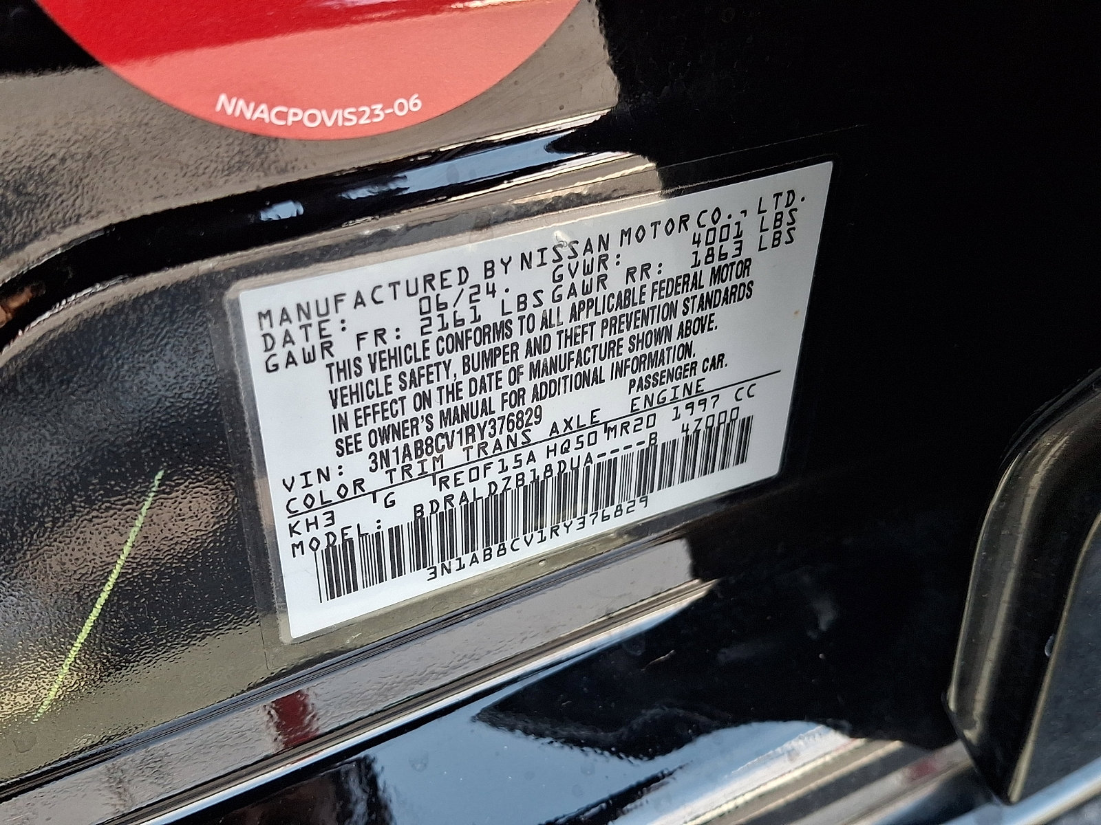 Certified 2024 Nissan Sentra SV FWD image 26