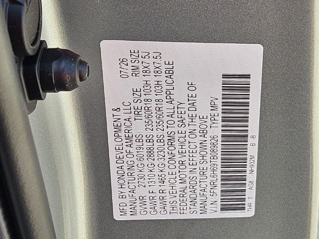New 2026 Honda Odyssey EX-L image 20