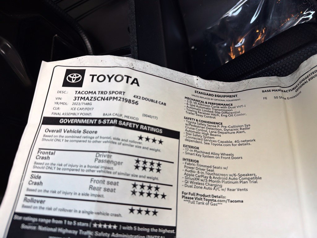 Used 2023 Toyota Tacoma TRD Sport RWD image 41