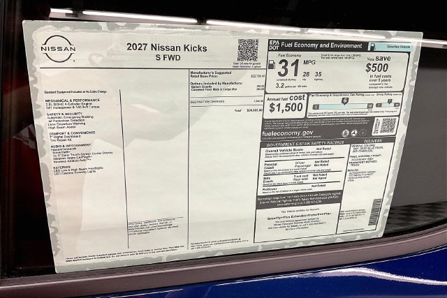 New 2027 Nissan Kicks S FWD image 39