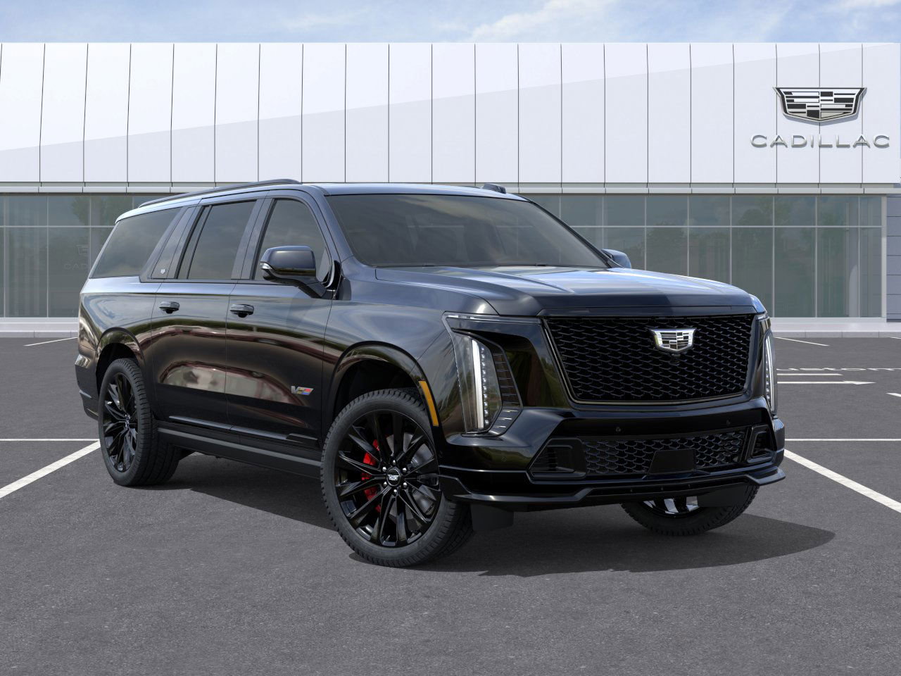 New 2026 Cadillac Escalade ESV V w/ LPO, ONYX Package image 7
