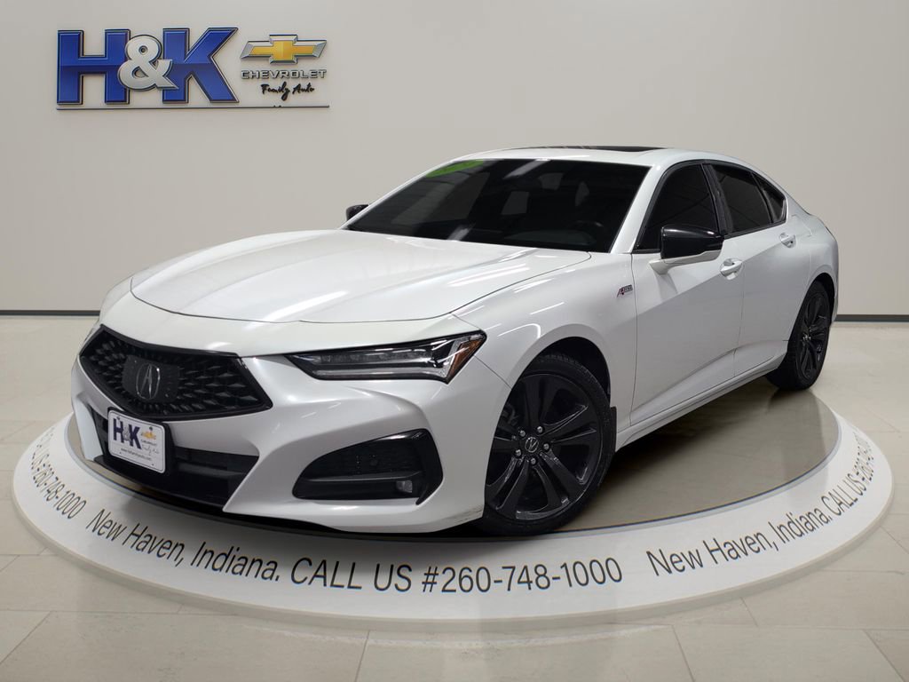 Used 2021 Acura TLX w/ A-SPEC Pkg AWD/4WD image 3