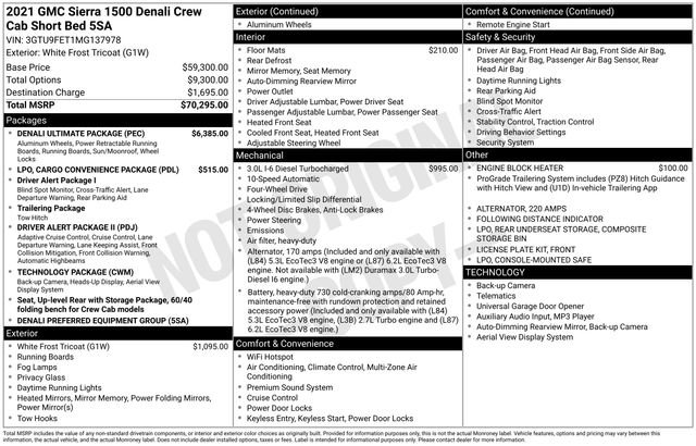 Used 2021 GMC Sierra 1500 Denali w/ Denali Ultimate Package image 44