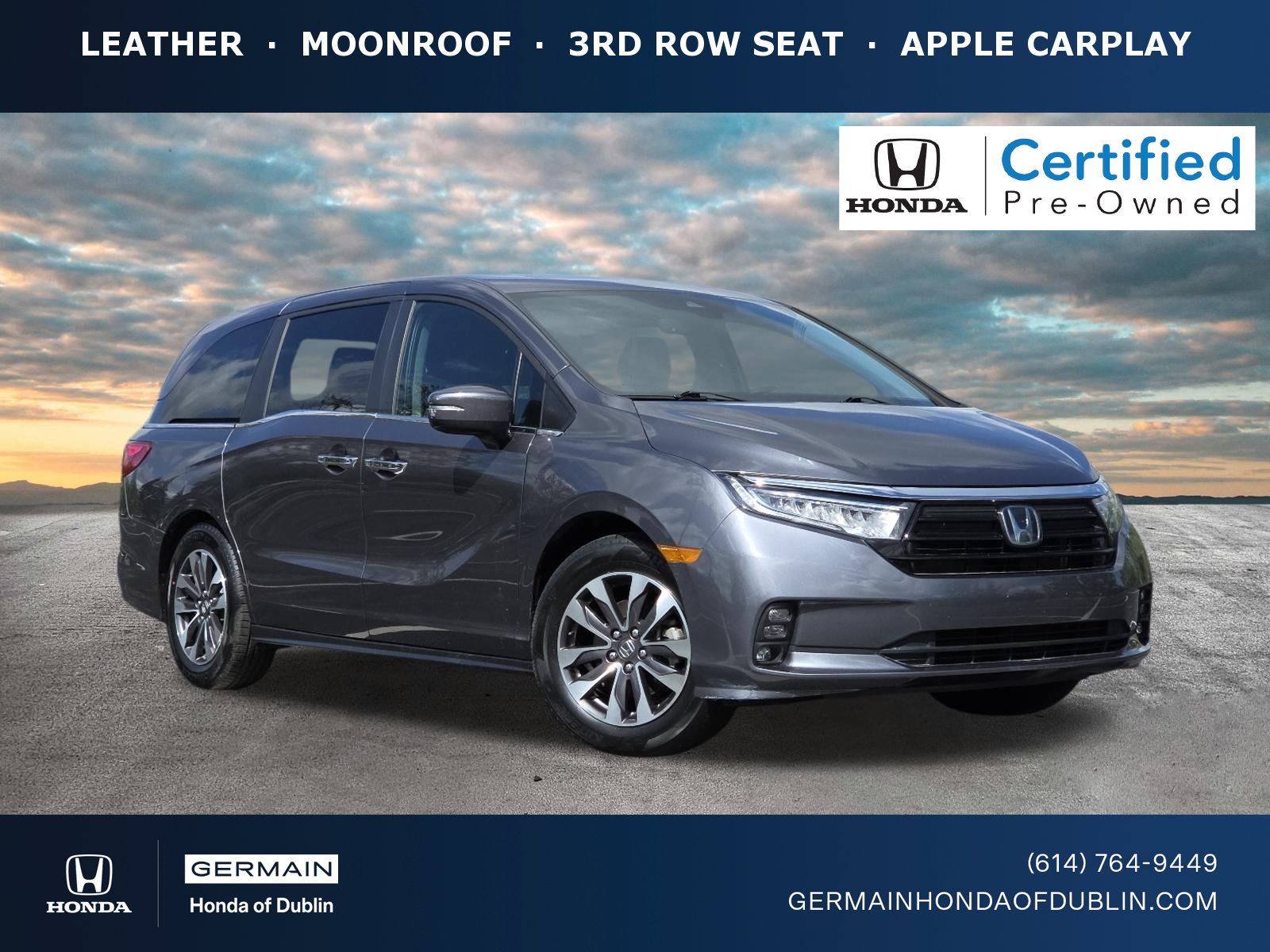 Certified 2023 Honda Odyssey EX-L