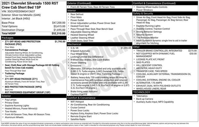 Used 2021 Chevrolet Silverado 1500 RST image 7