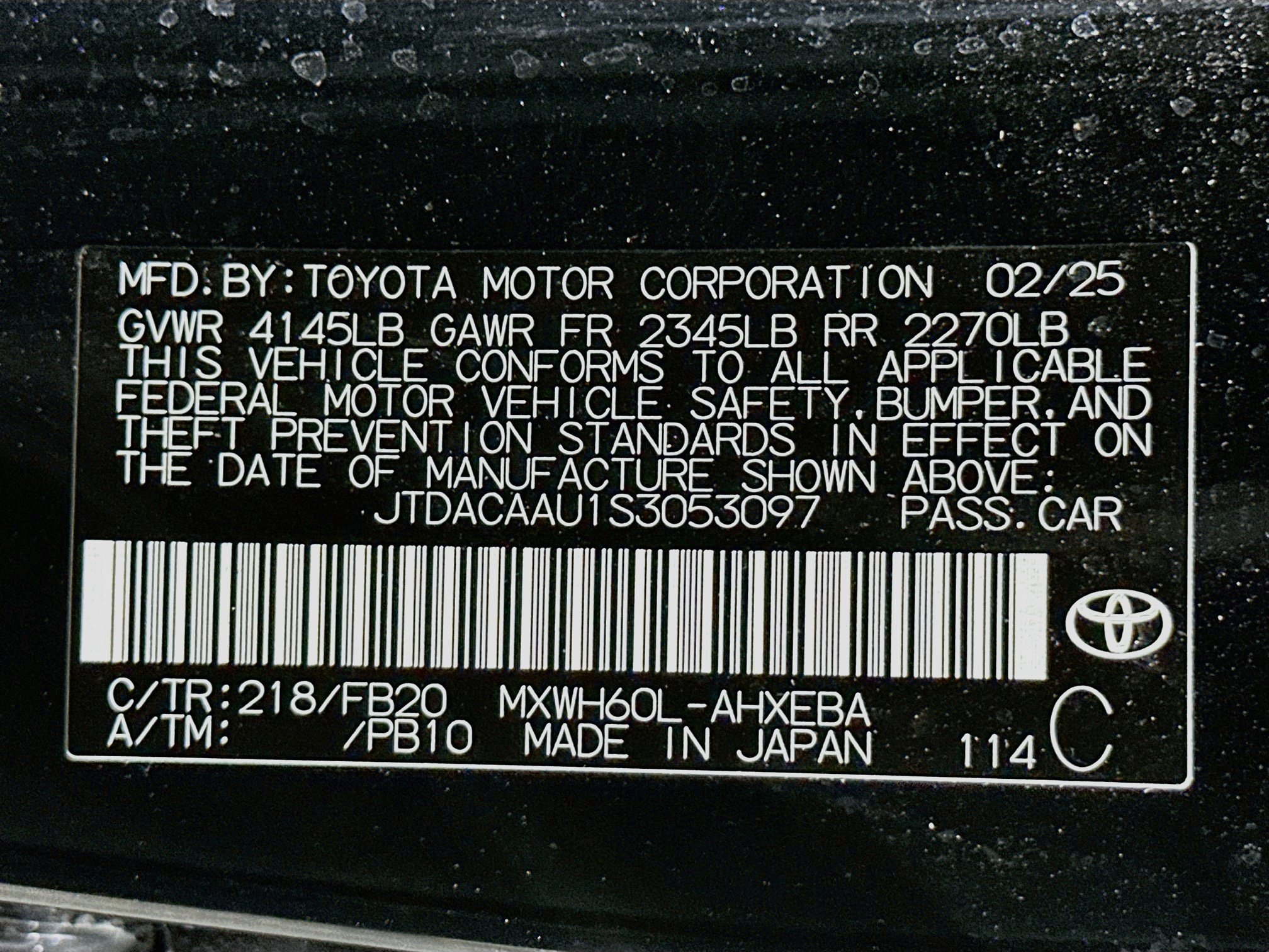 Used 2025 Toyota Prius LE FWD image 12