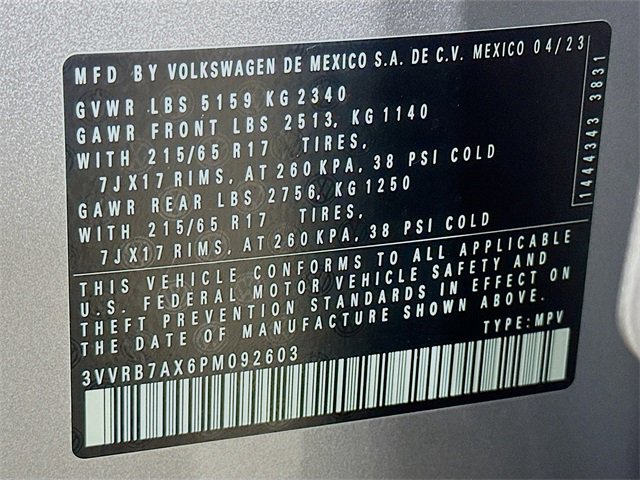 Used 2023 Volkswagen Tiguan S image 34