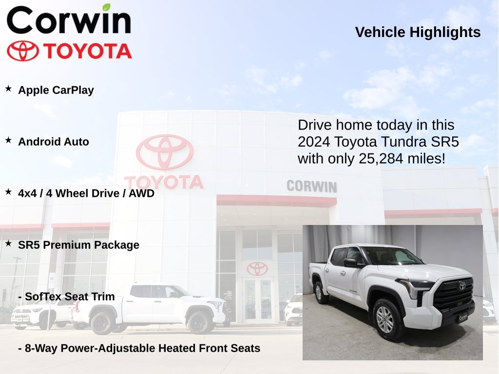 Used 2024 Toyota Tundra SR5 w/ SR5 Premium Package AWD/4WD image 7