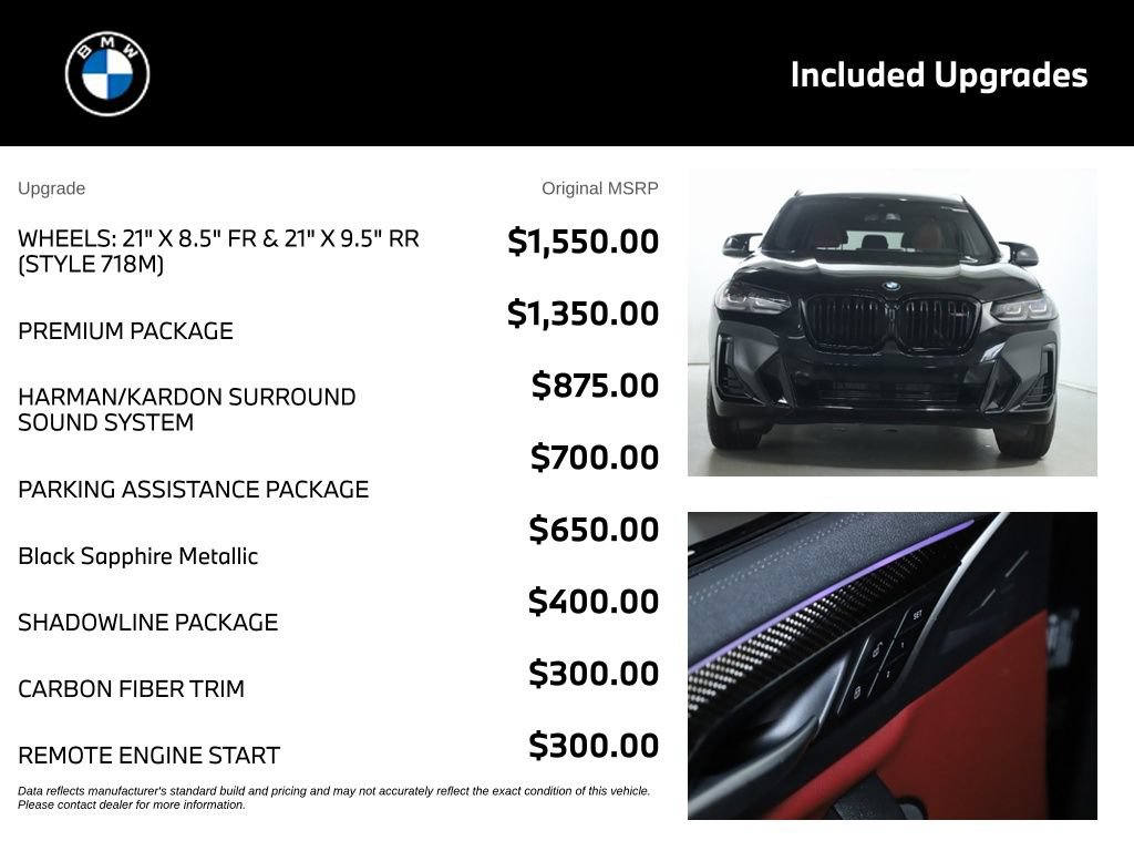 Used 2024 BMW X3 M40i w/ Premium Package AWD/4WD image 4